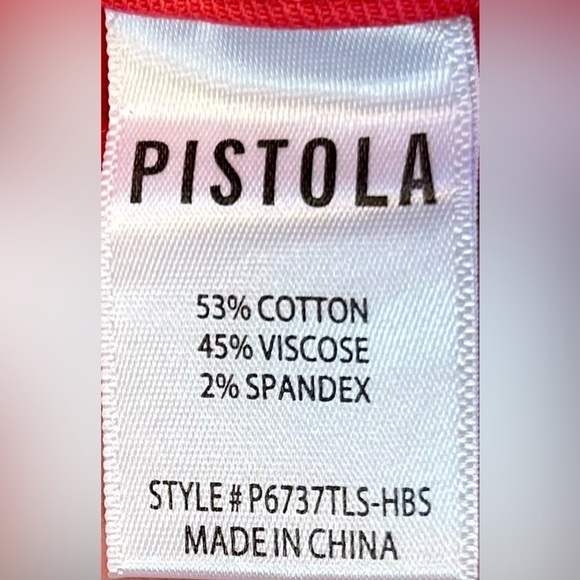 NWT Pistola Erin High Rise Crop Straight Leg Pink Pants with Cargo Pockets, 31 - Picture 12 of 14